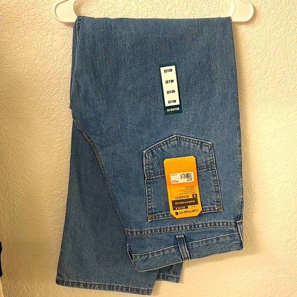 Carhartt Relaxed fit 5 pocket men’s Jean 40X32 - Picture 1 of 9